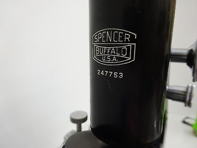 FOR PARTS SPENCER Buffalo AO  MICROSCOPE AMERICAN OPTICS AS IS BIN#TD-3 xv