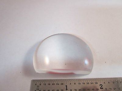 OPTICAL CONVEX LENS TRUNCATED [chipped on edge] LASER OPTICS BIN#5K-34