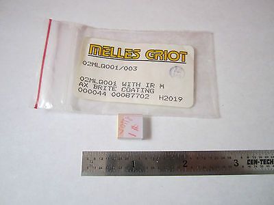 OPTISCHER FILTER MELLES GRIOT COATED LASER OPTICS BIN#17