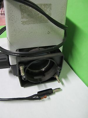 MICROSCOPE PART HOUSING LEITZ GERMANY ILLUMINATOR LAMP AS PICTURED BIN#25