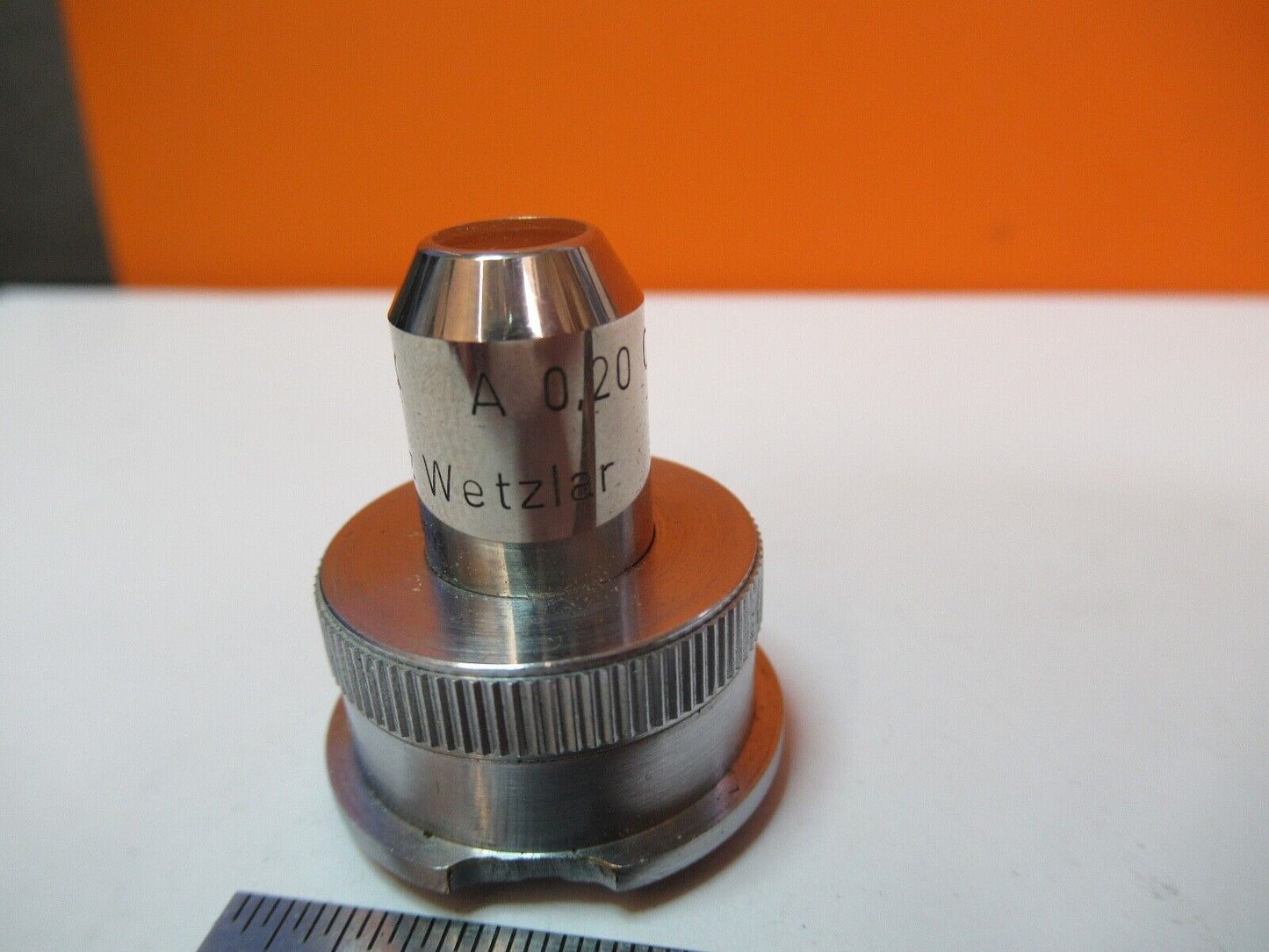 ANTIQUE ERNST LEITZ 11X M23 A OBJECTIVE LENS MICROSCOPE PART as pictured A2-A-45