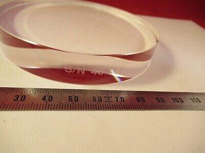 OPTICAL FLAT 4" DIAMETER FUSED SILICA 1/10 WAVE LASER OPTICS AS PICTURED 29-A-02