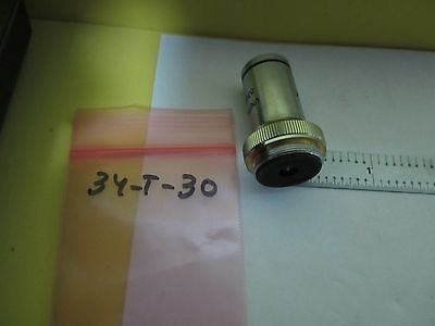 MICROSCOPE PART OBJECTIVE UNITRON M100X OIL OPTICS AS IS BIN#34-T-30