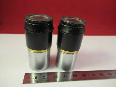 ANTIQUE AO SPENCER AMERICAN PAIR EYEPIECES 9X OPTICS MICROSCOPE PART &8-A-09