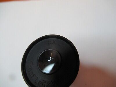 ANTIQUE ERNST LEITZ OCULAR 6X EYEPIECE MICROSCOPE PART AS PICTURED &16-A-55