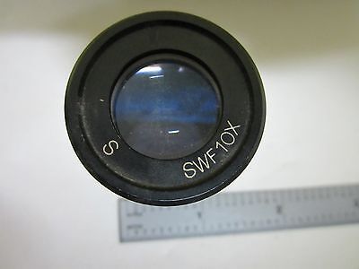 MICROSCOPE PART EYEPIECE MITUTOYO JAPAN SWF 10X OPTICS BIN#34-T-07