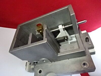 LEICA GERMANY DMR STAGE HOLDER ASSEMBLY MICROMETER MICROSCOPE PART &G6-FT-99