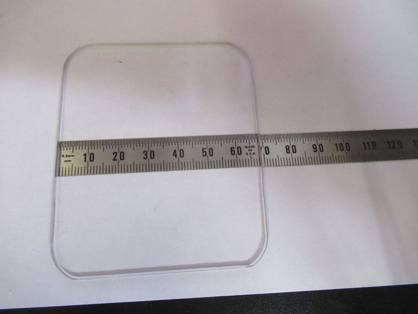 OPTICAL ACRYLIC PLASTIC WINDOW COATED PRO OPTICS AS PICTURED G4-A-28