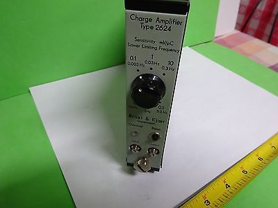 BRUEL KJAER 2624 CHARGE AMPLIFIER ACCELEROMETER VIBRATION SENSOR #72-06