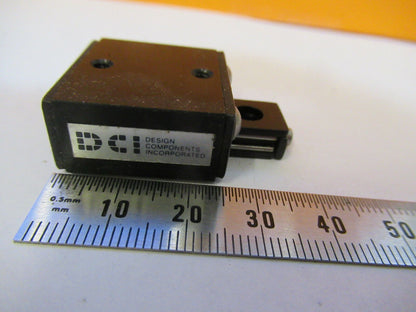 DCI MINI LINEAR POSITIONING SLIDE BEARING MICROSCOPE PART AS PICTURED #1E-FT-56