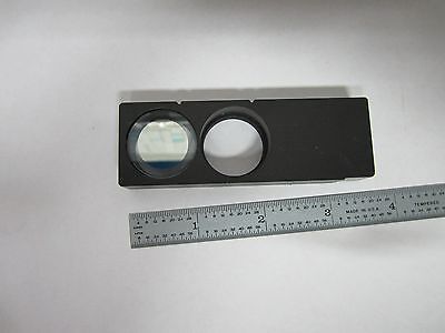 MICROSCOPE PART NIKON FILTER SLIDE ND32 METAL FRAME OPTICS AS IS BIN#K9-46-B