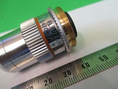 LEICA 2.5X FLUOR GERMANY 567010 OBJECTIVE MICROSCOPE PART AS PICTURED &Q9-A-99