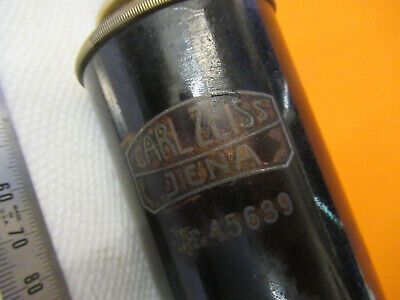 ANTIQUE CARL ZEISS BRASS TUBUS + NOSEPIECE MICROSCOPE PART AS PICTURED P9-A-83