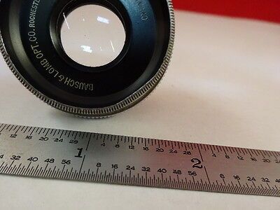 MICROSCOPE PART TESSAR BAUSCH LOMB OBJECTIVE LENS 72 mm OPTICS AS IS #Y7-H-95