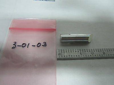 OPTICAL COATED MIRROR LASER OPTICS AS IS  #3-01-03 on metal BIN#3