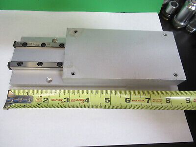 ALM HUGE 6" BY 3" LINEAR SLIDE POSITIONING FIXTURE OPTICS AS PICTURED &Z9-A-40