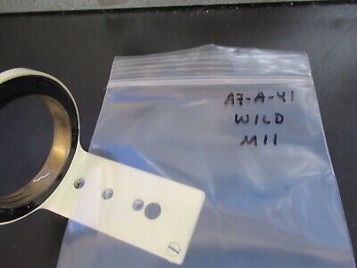 WILD HEERBRUGG SWISS M11 CONDENSER HOLDER MICROSCOPE PART AS PICTURED &A7-A-41