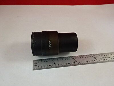 MICROSCOPE PART LEICA EYEPIECE OCULAR E3 WF 10X/18 OPTICS AS IS B#U8-F-13