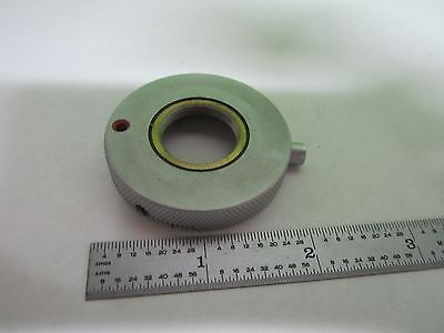 MICROSCOPE PART BRASS HOLDER FOR ZEISS PHACO OBJECTIVE OPTICS AS IS BIN#N3-D-22