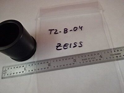 MICROSCOPE PART ZEISS GERMANY ADAPTER EYEPIECE POLMI OPTICS AS IS #T2-B-04