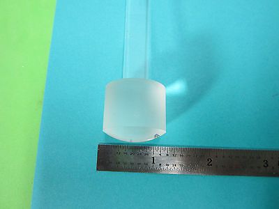 OPTICAL RARE TRUNCATED GLASS ROD BAR + LENS LASER OPTICS AS PICTURED BIN#B6-13