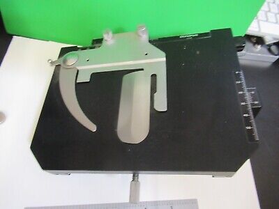 OLYMPUS JAPAN STAGE TABLE MICROMETER MICROSCOPE PART OPTICS AS PICTURED &58-B-18