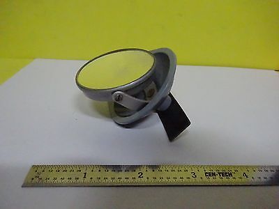 ANTIQUE MIRROR ILLUMINATOR VINTAGE MICROSCOPE PART OPTICS #W9-58