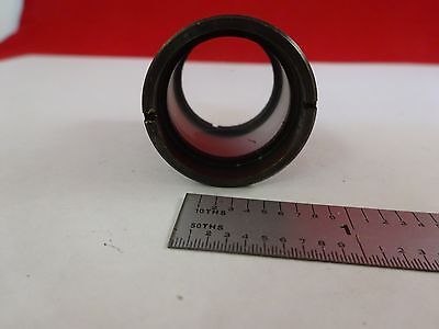 MICROSCOPE PART BRASS MOUNTED EYEPIECE LENS OPTICS AS IS BIN#L3-E-33