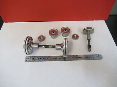 SPENCER AO LOT SET of KNOBS VINTAGE MICROSCOPE PART AS PICTURED &A7-B-16