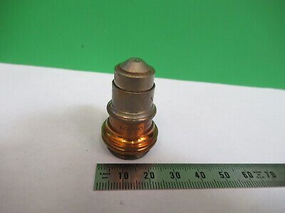 ANTIQUE BRASS BAUSCH LOMB OBJECTIVE MICROSCOPE PART AS PICTURED &Q9-A-116