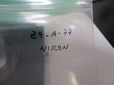 NIKON JAPAN STAGE XY TABLE  MICROSCOPE PART AS PICTURED Z9-A-77