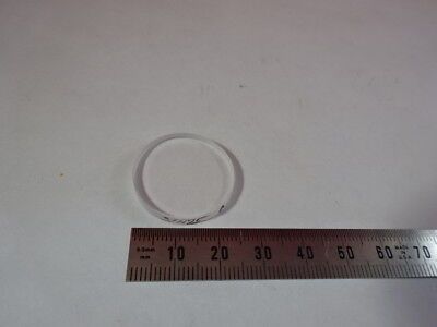 OPTICAL FUSED SILICA FLAT 1" DIAMETER LASER PRO OPTICS AS IS &AV-A-33