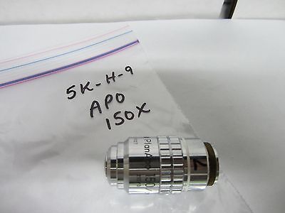 MICROSCOPE OBJECTIVE NIKON JAPAN APO 150X OPTICS BIN#5K-H-9