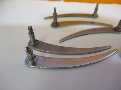 LOT CLIPS ASSORTMENT MICROSCOPE PART AS PICTURED &1E-C-80