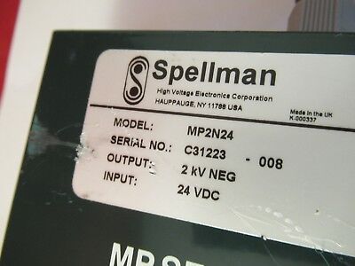 SPELLMAN HIGH VOLTAGE POWER SUPPLY 2kV MP2N24 DEVICE AS PICTURED &100-06