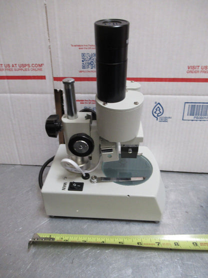 NATIONAL NICE STEREO MICROSCOPE GOOD CONDITION "READ BELOW" AS PICTURED &TC-3