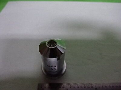 MICROSCOPE PART OBJECTIVE LEITZ WETZLAR GERMANY 45X OPTICS AS IS #AE-17