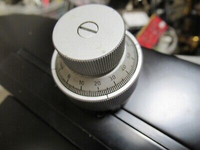 LEITZ WETZLAR GERMANY LIMB KNOBS STAGE MICROSCOPE PART AS PICTURED &TC-4