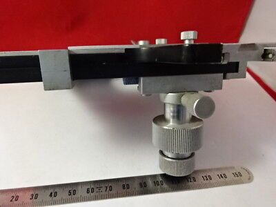 GERMANY LEITZ STAGE SPECIMEN TABLE MICROMETER MICROSCOPE PART OPTICS &AC-B-21