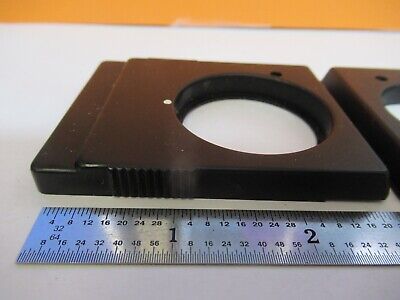 OLYMPUS JAPAN PLASTIC HEAD COVERS MICROSCOPE PART AS PICTURED &7B-B-178