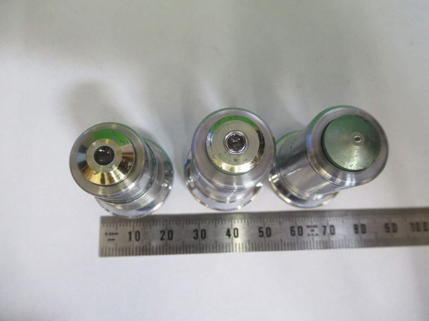 LOT OBJECTIVES LENSES BAUSCH LOMB MICROSCOPE PART AS PICTURED &S9-B-53