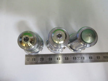 LOT OBJECTIVES LENSES BAUSCH LOMB MICROSCOPE PART AS PICTURED &S9-B-53