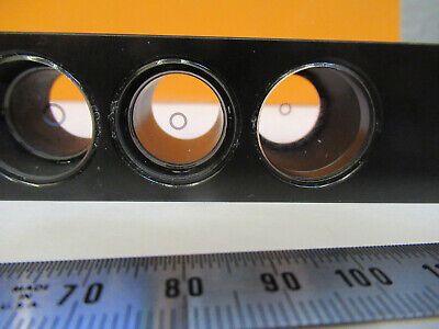 OLYMPUS JAPAN PHASE FILTER SLIDE MICROSCOPE PART OPTICS AS PICTURED &P4-A-41