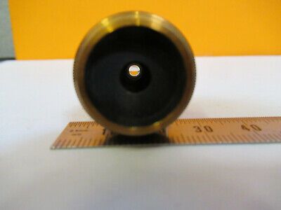 ANTIQUE BRASS LEITZ WEZLAR OBJECTIVE LENS MICROSCOPE PART AS PICTURED &8Y-A-113