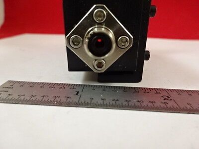 OPTICAL BLOCK FIBER OPTIC ATTACHMENT INTERNAL LENS LASER OPTICS AS IS B#U1-C-01