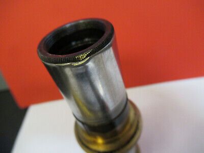 ANTIQUE ERNST LEITZ BRASS TUBUS + NOSEPIECE MICROSCOPE PART AS PICTURED Q3-B-85