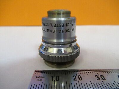 VINTAGE BAUSCH LOMB 3.2X OBJECTIVE OPTICS MICROSCOPE PART AS PICTURED &W3-B-36