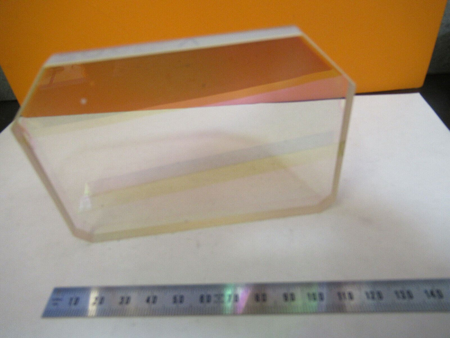 OPTICAL MIL SPEC COATED DICHROIC TRUNCATED GLASS OPTICS AS PICTURED &P2-A-64