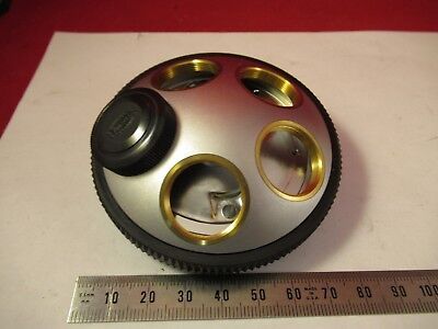 OLYMPUS JAPAN NOSEPIECE MICROSCOPE PART OPTICS AS PICTURED &FT-2-43