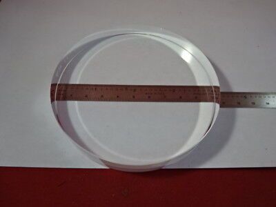 OPTICAL ZYGO FLAT FUSED SILICA 4" DIAMETER OPTICS AS IS #91-46